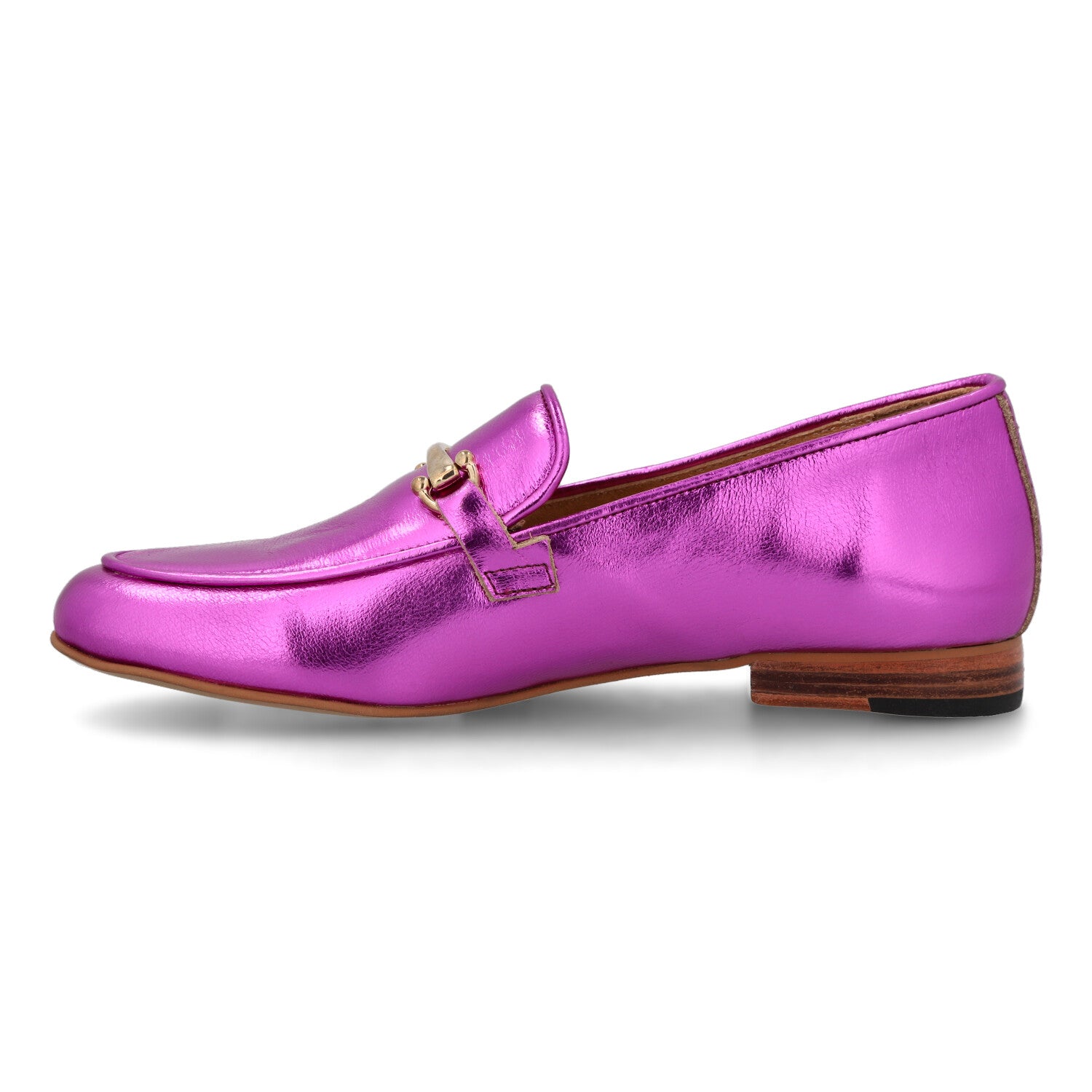 Mocasín Amelie Fucsia Metalizado