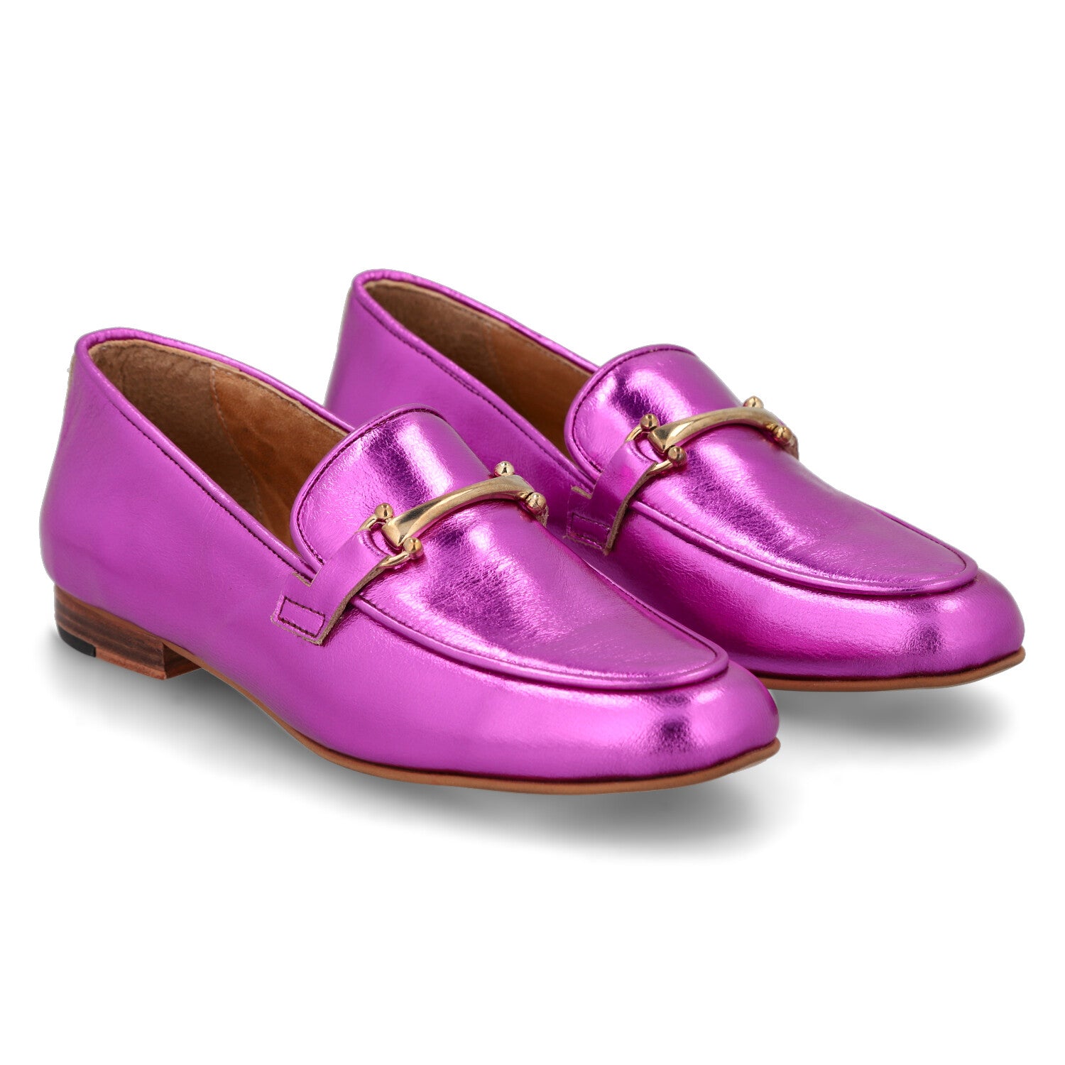 Mocasín Amelie Fucsia Metalizado